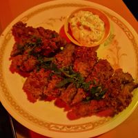 Mushroom chicken at Facing Heaven  in East London