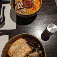 
Spicy Vegan Miso $19 (top)
ShoYu Tofu $18 (bottom)
 at Kame in New York City