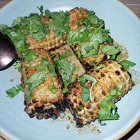 Caramelized corn.  at Girl & The Goat in Chicago