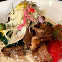 Applewood Smoked Mushroom at Plant in Asheville