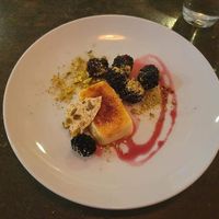 Creme Brulee - more of a panna cotta texture, but great flavor at Plant in Asheville