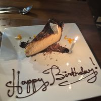 Blood orange chocolate cheesecake (this was amazing!)  at Plant in Asheville