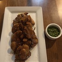 Crispy potatoes  at Plant in Asheville