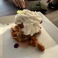 Almond crème blondie  at Plant in Asheville
