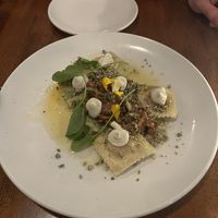 Ravioli small plate at Plant in Asheville