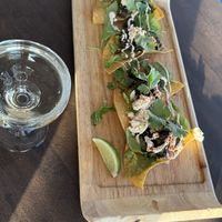 Lions steal tostadas  at Plant in Asheville