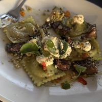 Squash ravioli  at Plant in Asheville