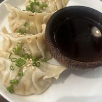 Broccoli dumplings  at Juju in 