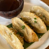 Oyster mushroom dumplings  at Juju in 