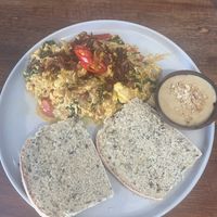 Scrambled tofu   at Juju in 