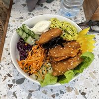 Poke bowl  at Juju in 