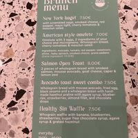 Menu  at Nutribowl in Thessaloniki