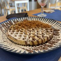 Biscoff and Nutella waffle  at Guará in Vila Nova De Gaia