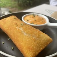 Rissol starter, with smoked tofu, aubergine and sundried tomato  at Guará in Vila Nova De Gaia