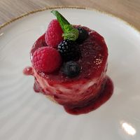 Red fruits cheesecake at Guará Restaurant & Bakery in Vila Nova De Gaia
