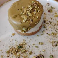 Pistachio cheesecake 💚 at Guará Restaurant & Bakery in Vila Nova De Gaia