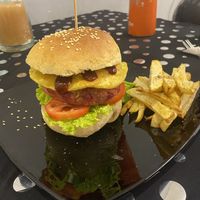 Bangin burger  at Slaughterhouse Vegan in Calangute