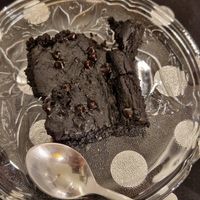 Sweet potato chocolate chip brownie at Slaughterhouse Vegan in Calangute