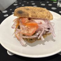 Cutless pav  at Slaughterhouse Vegan in Calangute