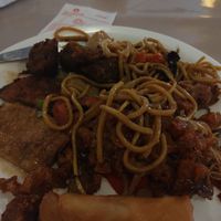 Photo is messy but the flavor is amazing, I swear at Lotus Vegetariano in Sao Paulo