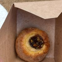 Apple butter and cinammon sun bun at Bandit Bakery in Aberdeen