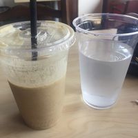 Strawberry and pineapple vegan protein shake. It was filling. A good protein blast. at Bedrock Eats & Sweets in Memphis