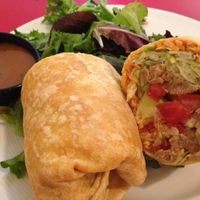 vegan turkey and avocado sandwich at Red Velvet Cafe - Fashion Show Mall in Las Vegas