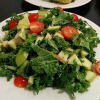 Excellent kyle and green apples salad at Red Velvet Cafe - Fashion Show Mall in Las Vegas