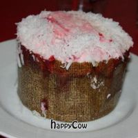 Vegan raspberry coconut cake  at Red Velvet Cafe - Fashion Show Mall in Las Vegas