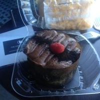 Raspberry Chocolate Cupcake at Red Velvet Cafe - Fashion Show Mall in Las Vegas