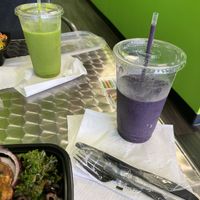 Smoothies both yummy!  at Fresh Smoothie Cafe in Peachtree City