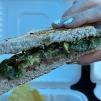 Vegan pesto avocado panini   at HĀ Cafe - Formerly Liquid Life in Hilo