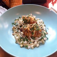 Hasselbackan turnip with hummus at Bistro Vilja in Tampere