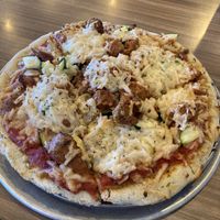 Vegan combo pizza   at Vito's Pizza in Scottsdale