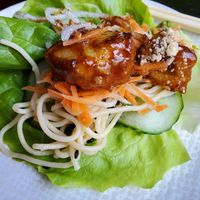 Lettuce wrap at Blue Sushi Sake Grill in Chicago