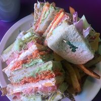 Vegan four star club at Steady Eddy's Cafe at the Market in Flint