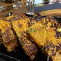 Kimchi pancakes   at Kimchee Restaurant in North London