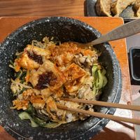 Tofu bibimbap  at Kimchee Restaurant in North London