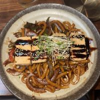 Tofu udon  at Kimchee Restaurant in North London
