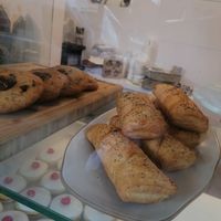 Sausage rolls at Plant Blonde in Glasgow