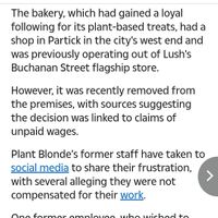  at Plant Blonde in Glasgow