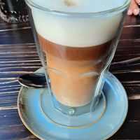 Latte macchiato at Steinhaus1718 in Budingen