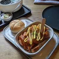 curry wurst at Steinhaus1718 in Budingen