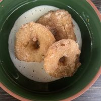 Baked apple with vanillaa  at Steinhaus1718 in Budingen