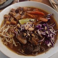 Vegan ramen at Kavárna Nota in Pardubice