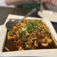 Mapo tofu   at Milky Way in Belize City