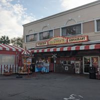 Store front at Jaxson's Ice Cream Parlor & Restaurant in Dania Beach