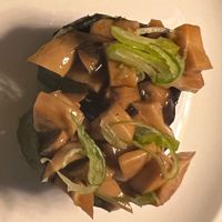 Gunkan mushroom and nori  at Armonico in Milan
