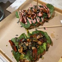 Avocado toast  at Froots & Roots in Barcelona