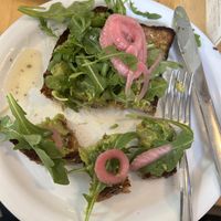 Vegan avocado toast  at The Junction Kitchen & Provisions in North Charleston